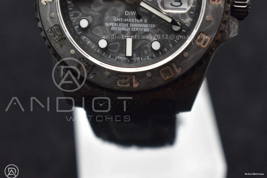 Black All Strap Carbon 423 Dial Black Black Edition on SA3186 CHS Best Nylon Practical OMF GMT DIW 0520